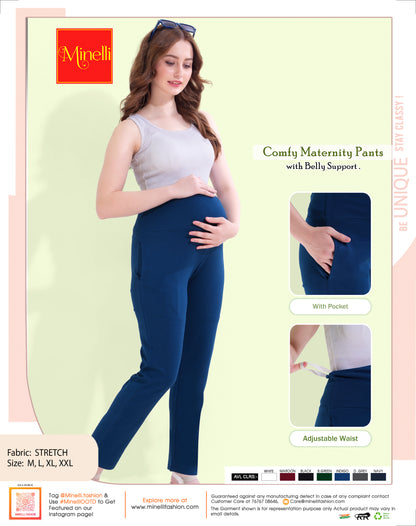 Womens Maternity Pant - Indigo