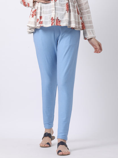 Womens Maternity Jegging - Sky Blue