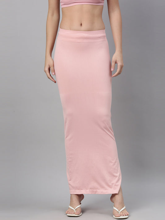 Womens Saree shapewear - B Pink