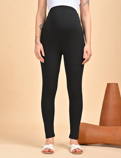 Womens Maternity Legging - Black