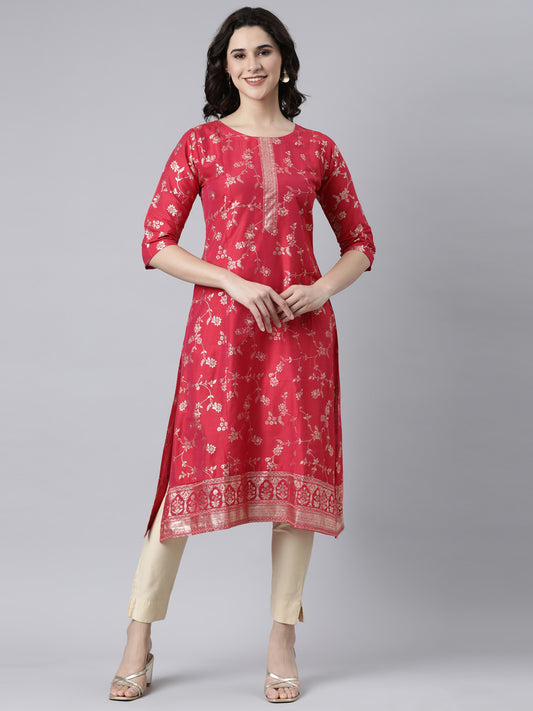 Buy Goldstroms Minelli Women's Rayon Fabric Kurti Online at desertcartKUWAIT