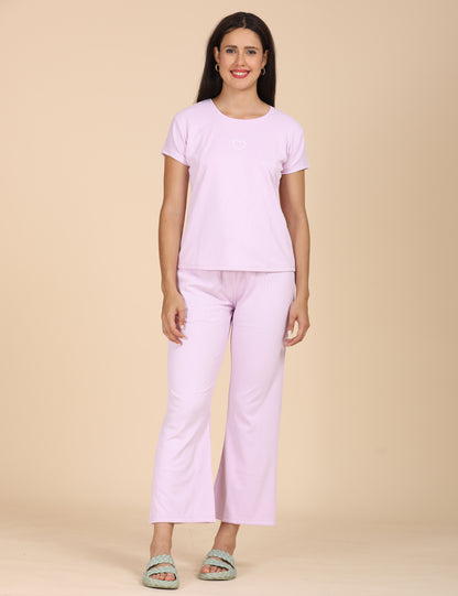 Womens Printed Travel Wear - Pink