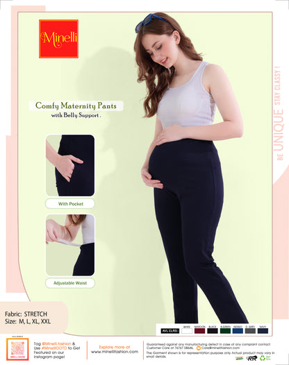 Womens Maternity Pant - Navy Blue