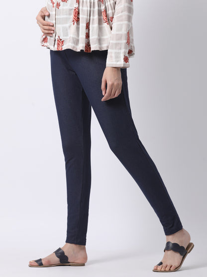 Womens Maternity Jegging - Navy Blue