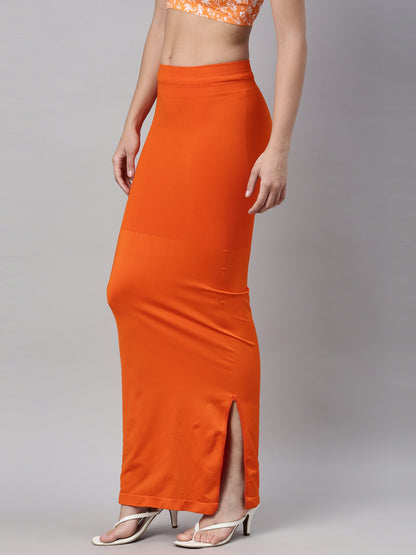 Womens Saree Shapewear - Orange