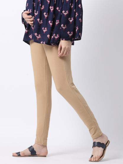 Womens Maternity Jegging - Beige