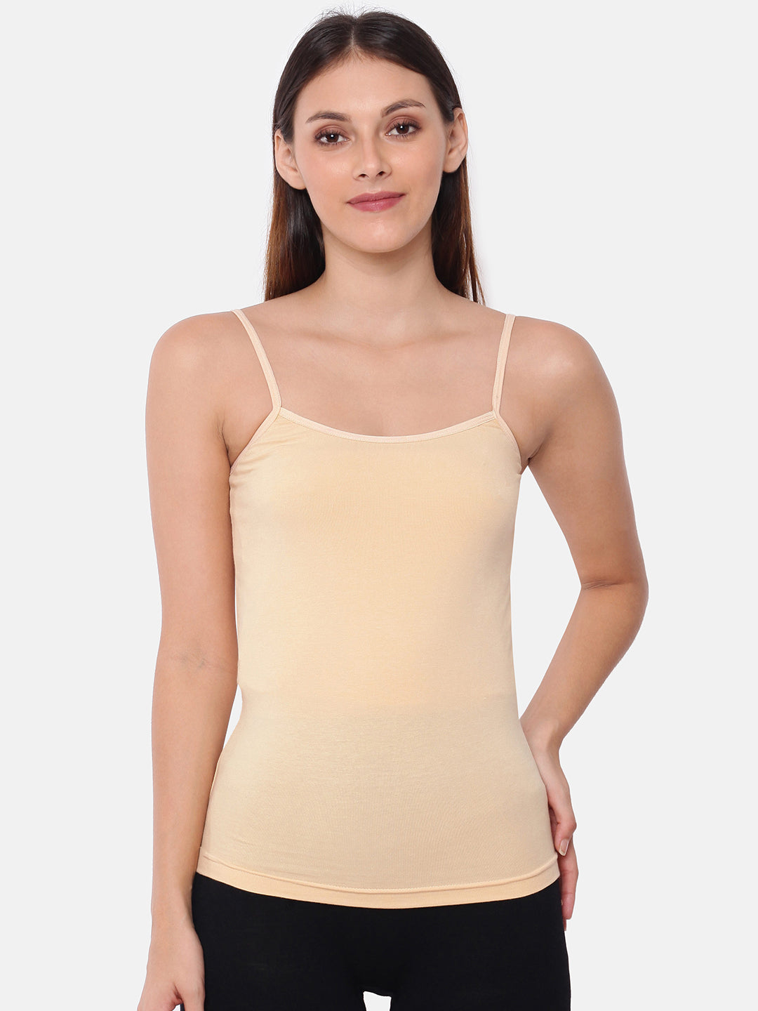 Womens Pack of 2 Solid Long Camisole