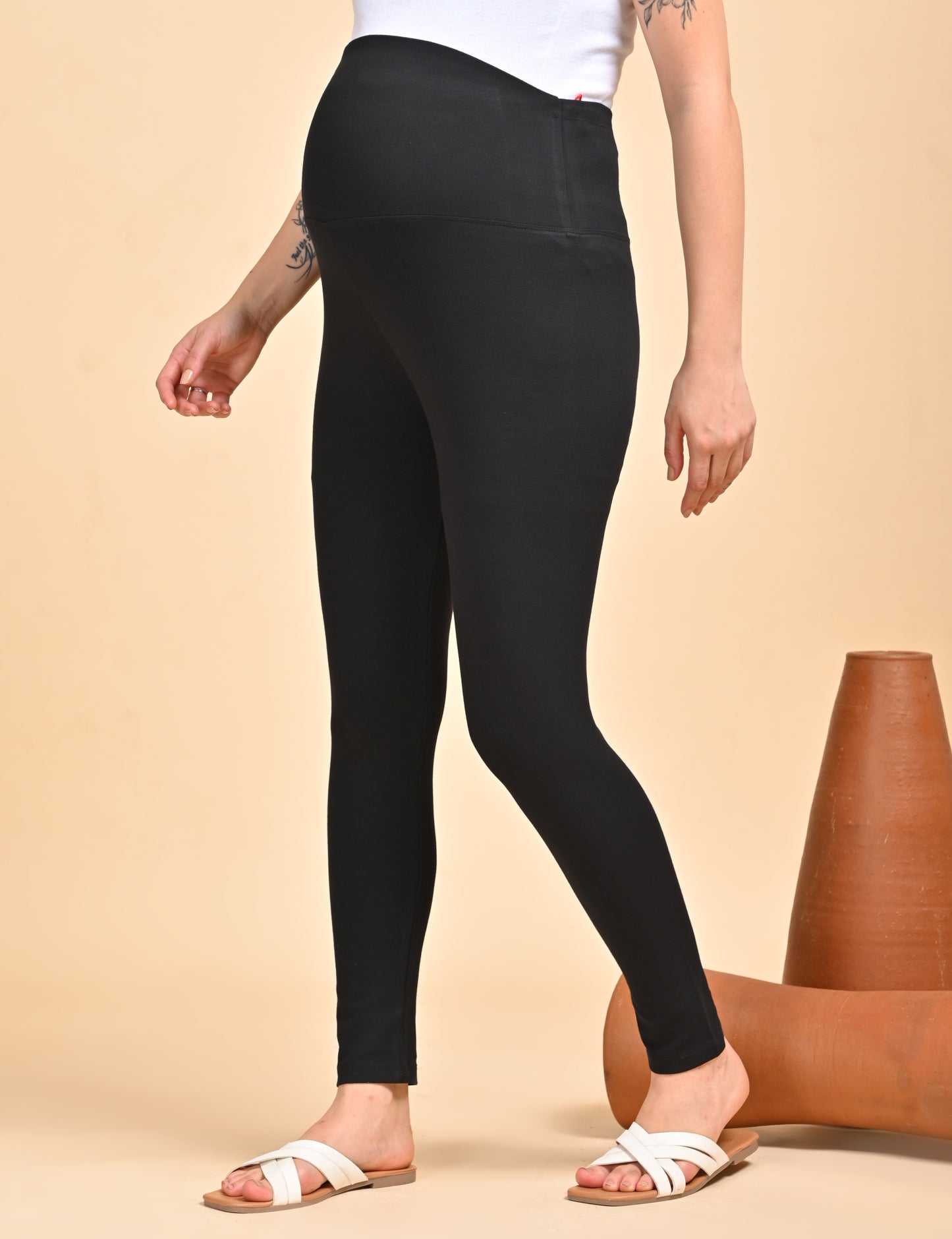 Womens Maternity Legging - Black