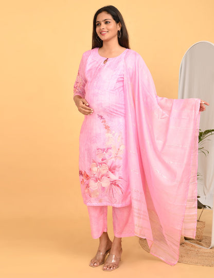 Womens Maternity SKD Set - Pink