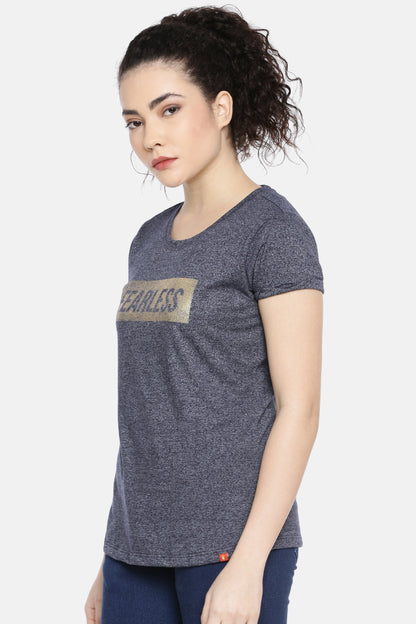 Indigo Round Neck Active Tees