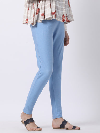 Womens Maternity Jegging - Sky Blue