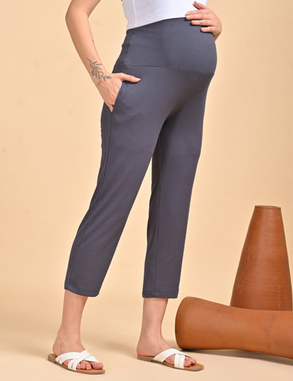 Womens Maternity Pant - Grey