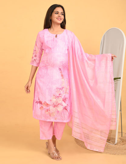 Womens Maternity SKD Set - Pink