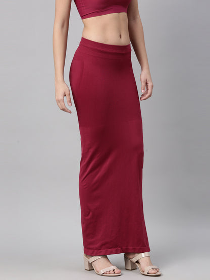 Womens Saree shapewear - Burgundy