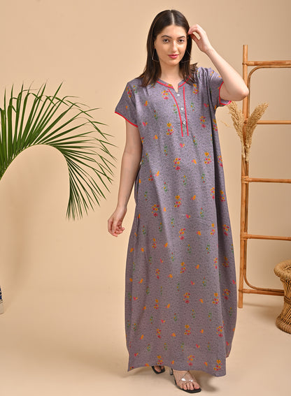 Lavender-Colored Alpine A Line Nightdress