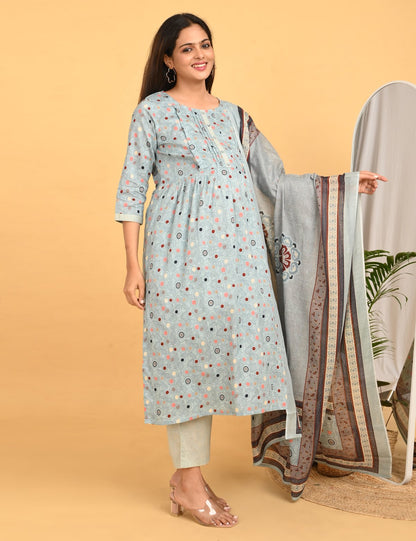 Womens Maternity SKD Set - Grey