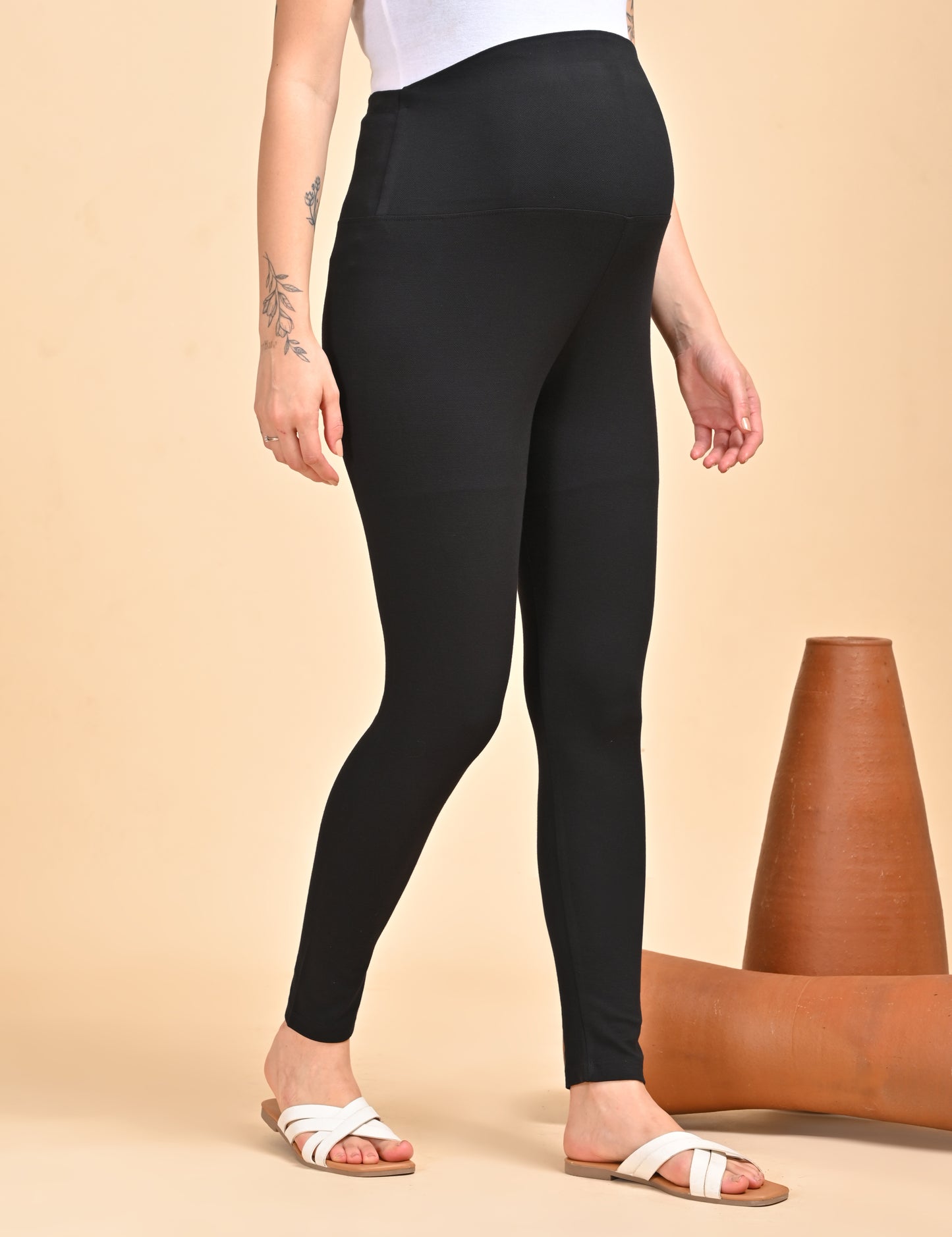 Womens Maternity Legging - Black