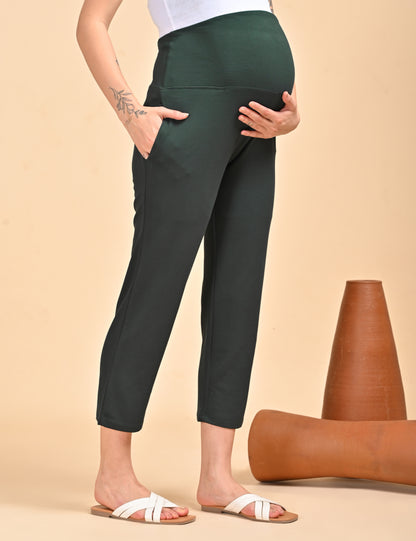 Womens Maternity Pant - Green