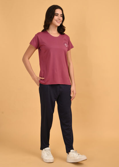 Womens Printed Travel Wear - D Peach