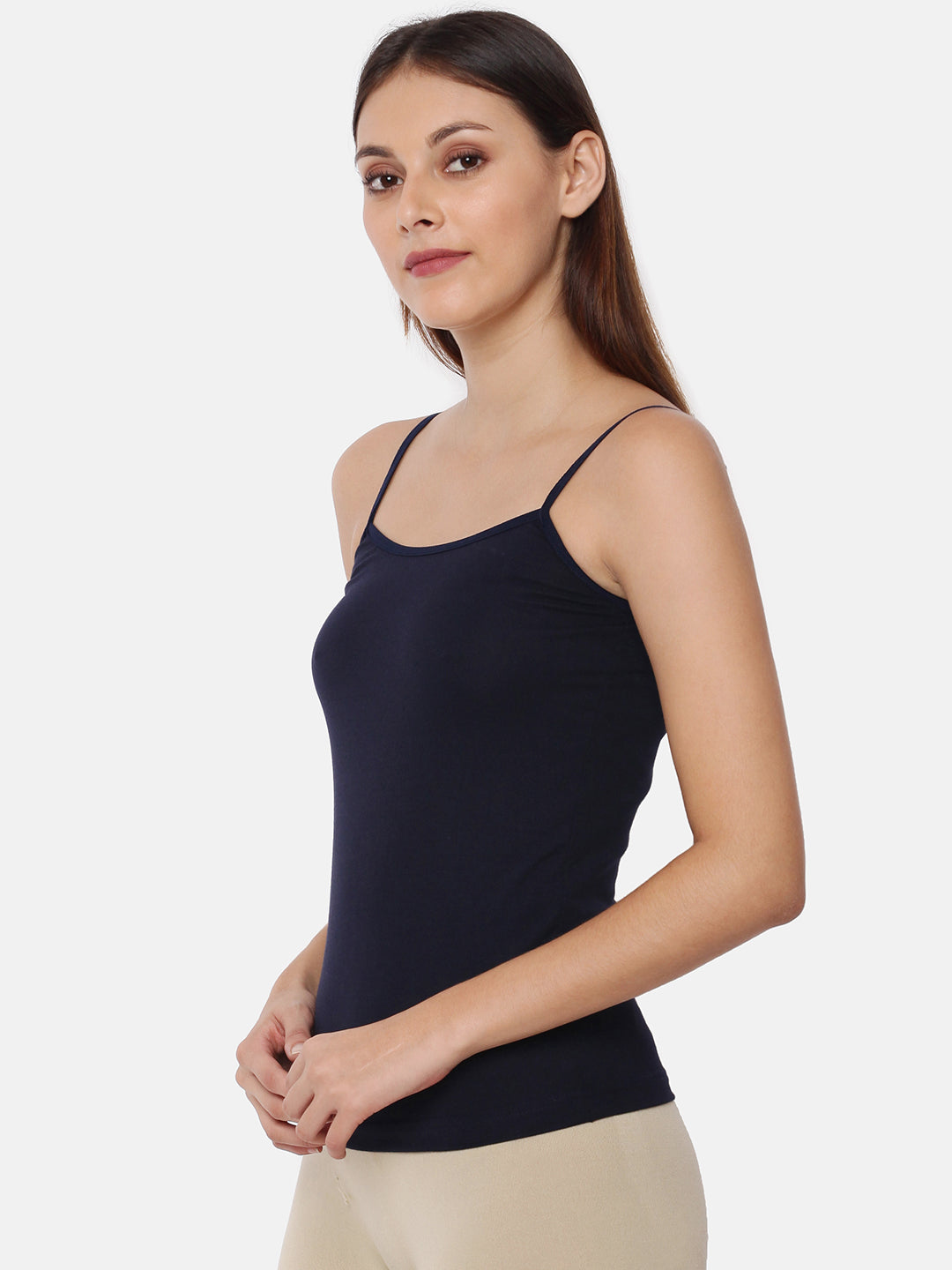 Womens Pack of 2 Solid Long Camisole