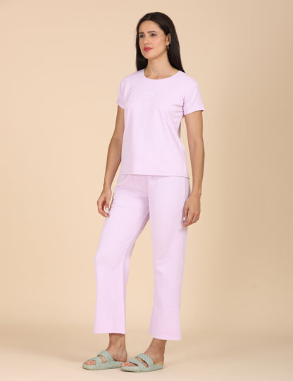 Womens Printed Travel Wear - Pink