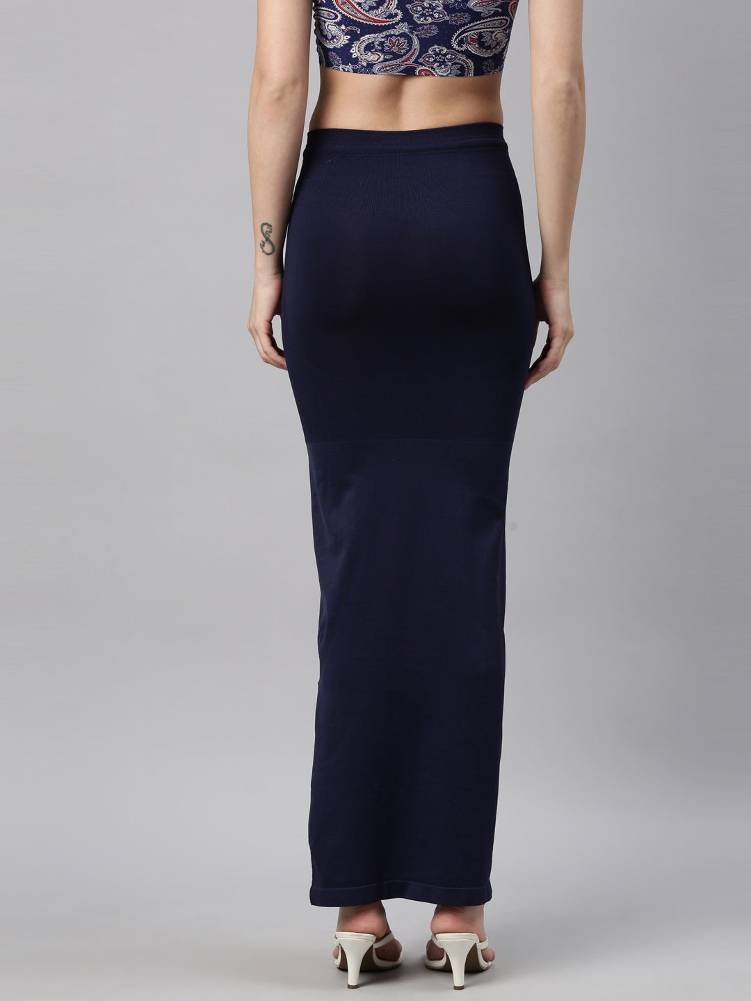 Womens Saree shapewear - Navy Blue