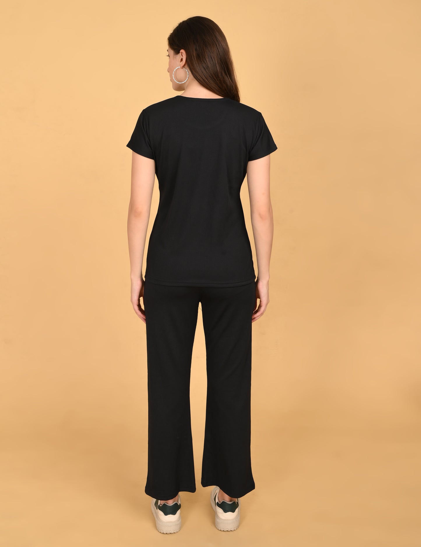 Womens Printed Travel Wear - Charcoal