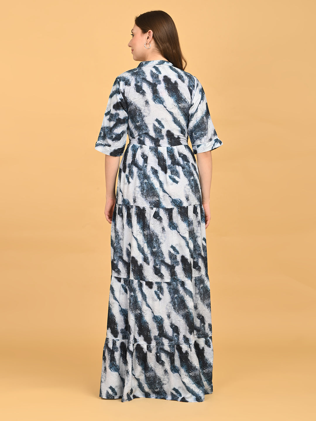 Blue-Colored Premium Flare Gown