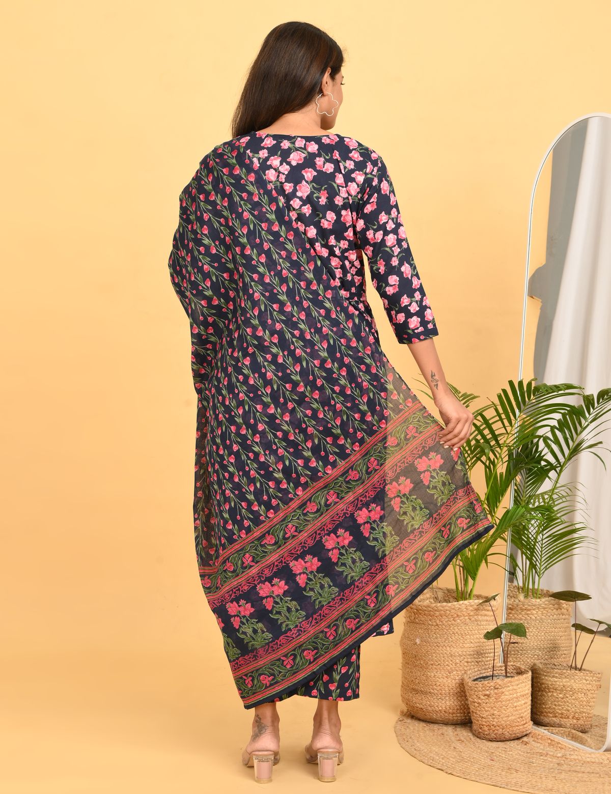Womens Maternity SKD Set - Navy Blue