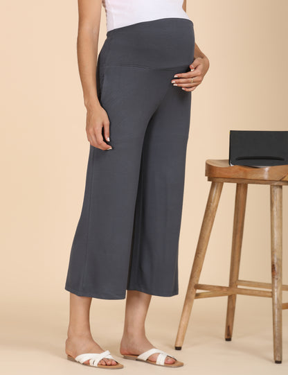 Womens Maternity Palazzo - Grey