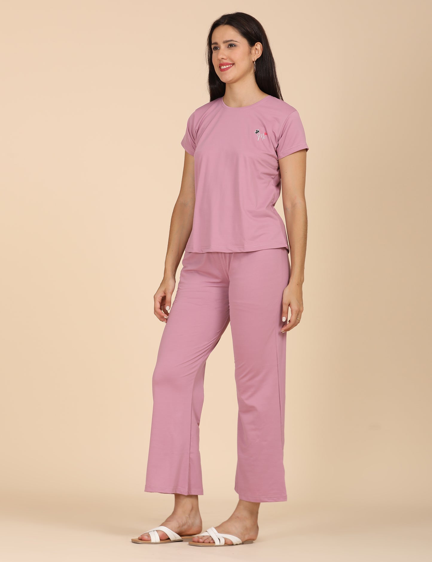 Womens Printed Travel Wear - Pink