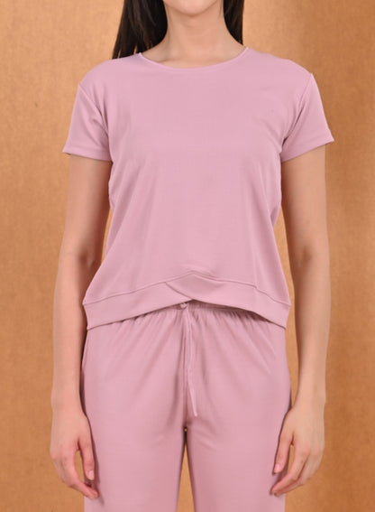 Womens Solid Travel Wear - Pink