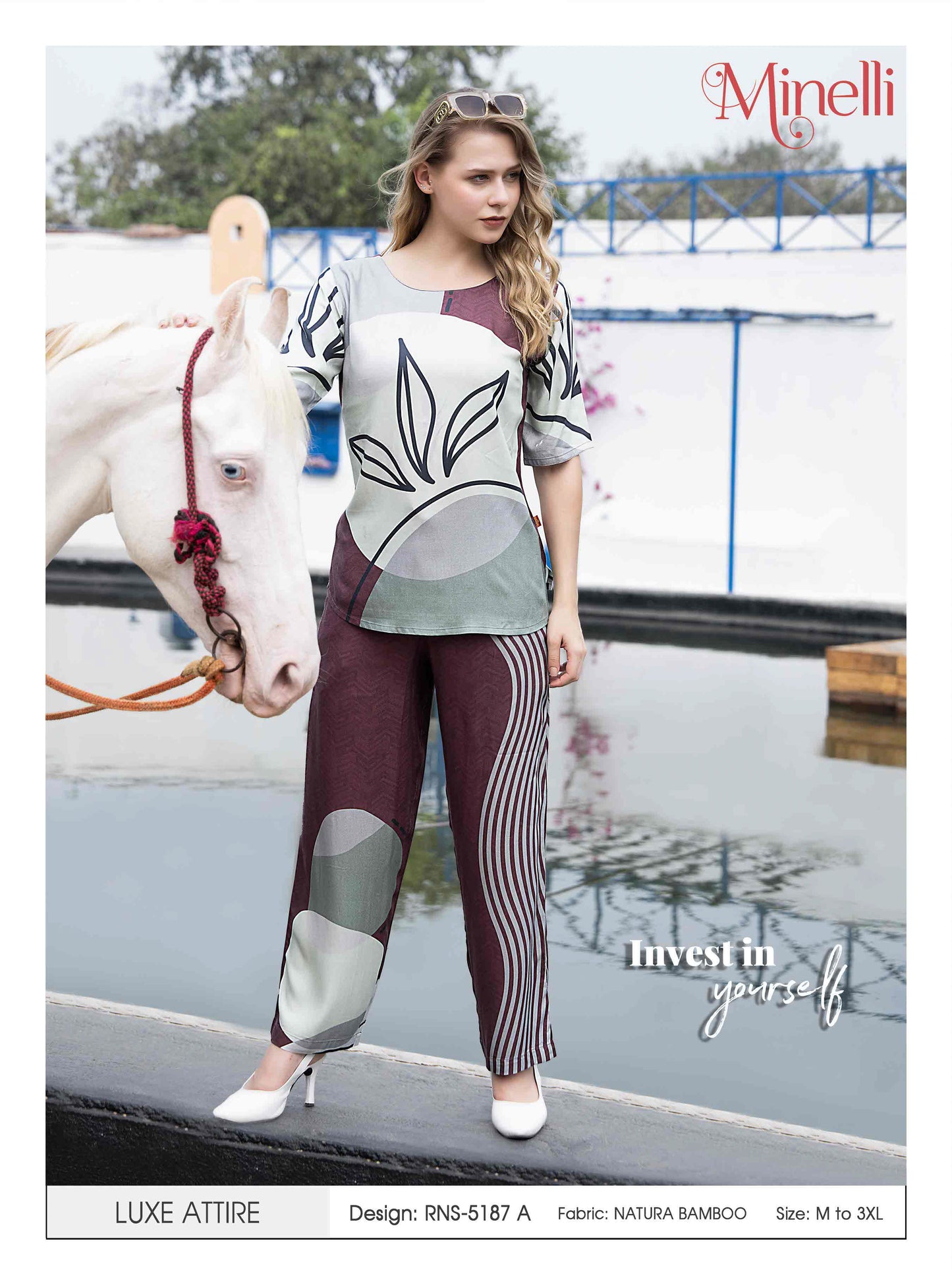 Multi-Colored Printed Co Ord Set