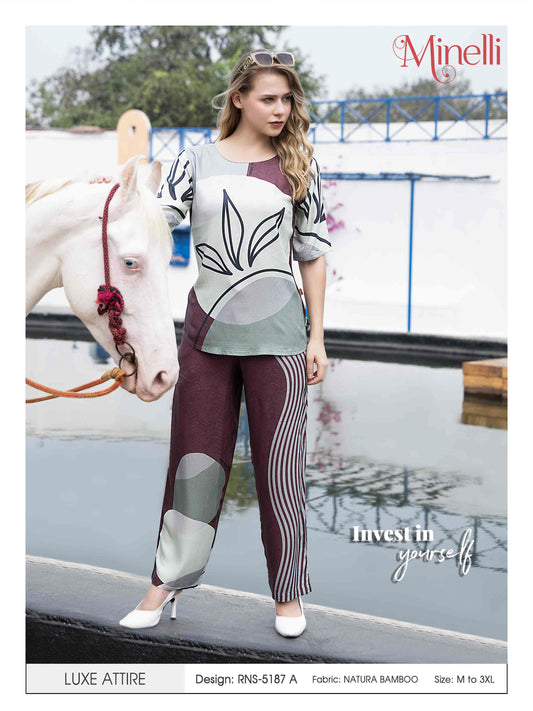 Multi-Colored Printed Co Ord Set