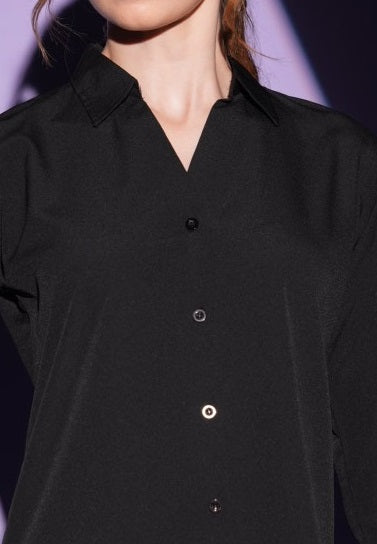 Black-Colored Solid Formez Shirt