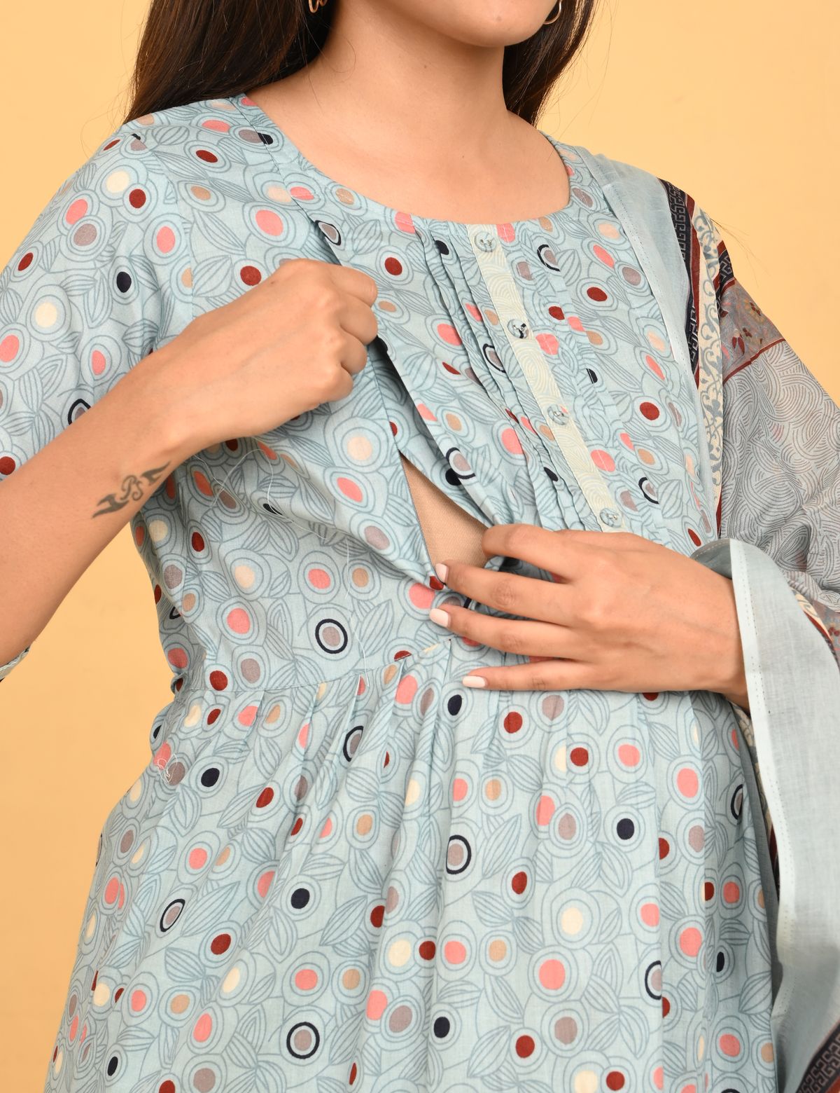 Womens Maternity SKD Set - Grey