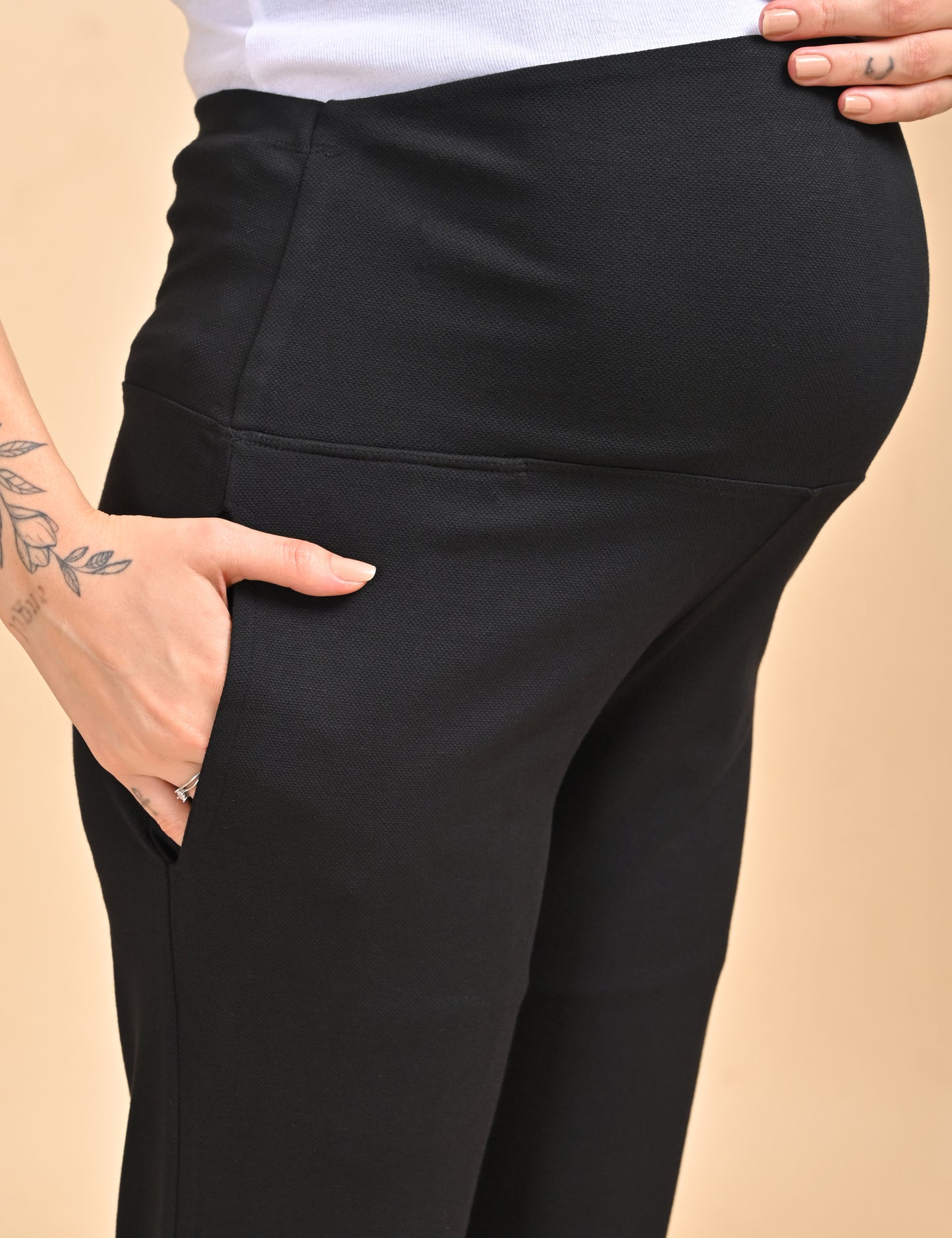 Womens Maternity Pant - Black