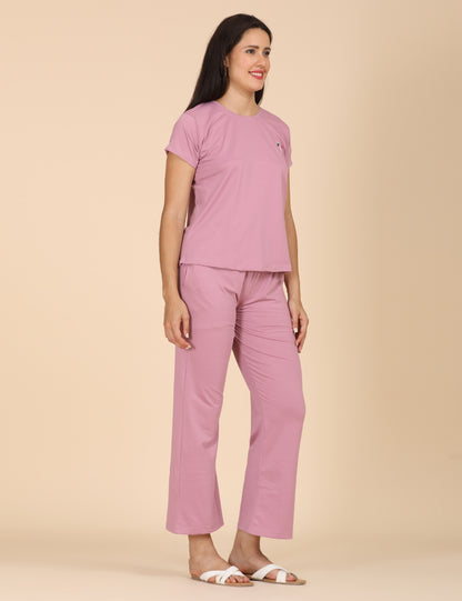 Womens Printed Travel Wear - Pink