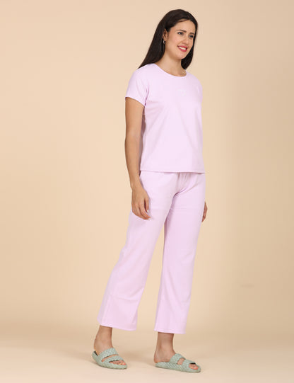 Womens Printed Travel Wear - Pink