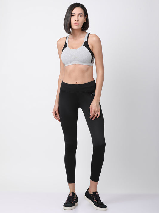 Black/Neon Flexi Fit Active Trackpant