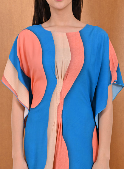 Womens Printed Kaftan Nightdress - Multi