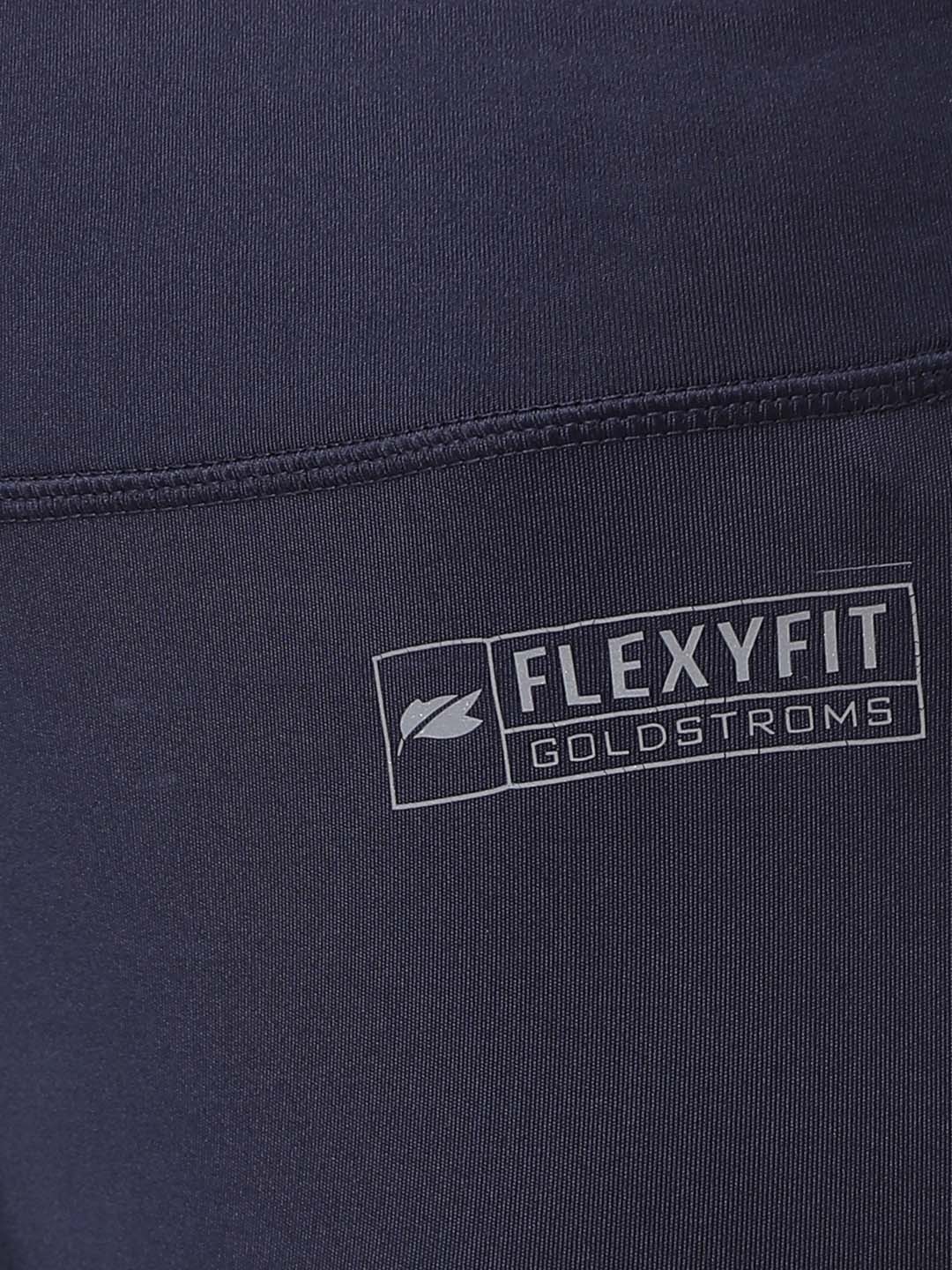 Navy/Fuchsia Flexi Fit Active Trackpant