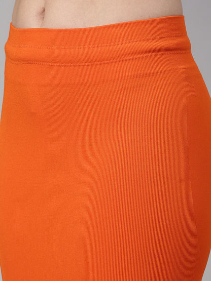 Womens Saree Shapewear - Orange