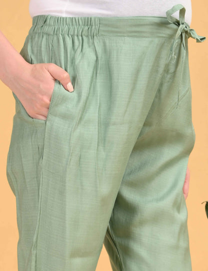 Womens Maternity Kurti Pant Set - Multi