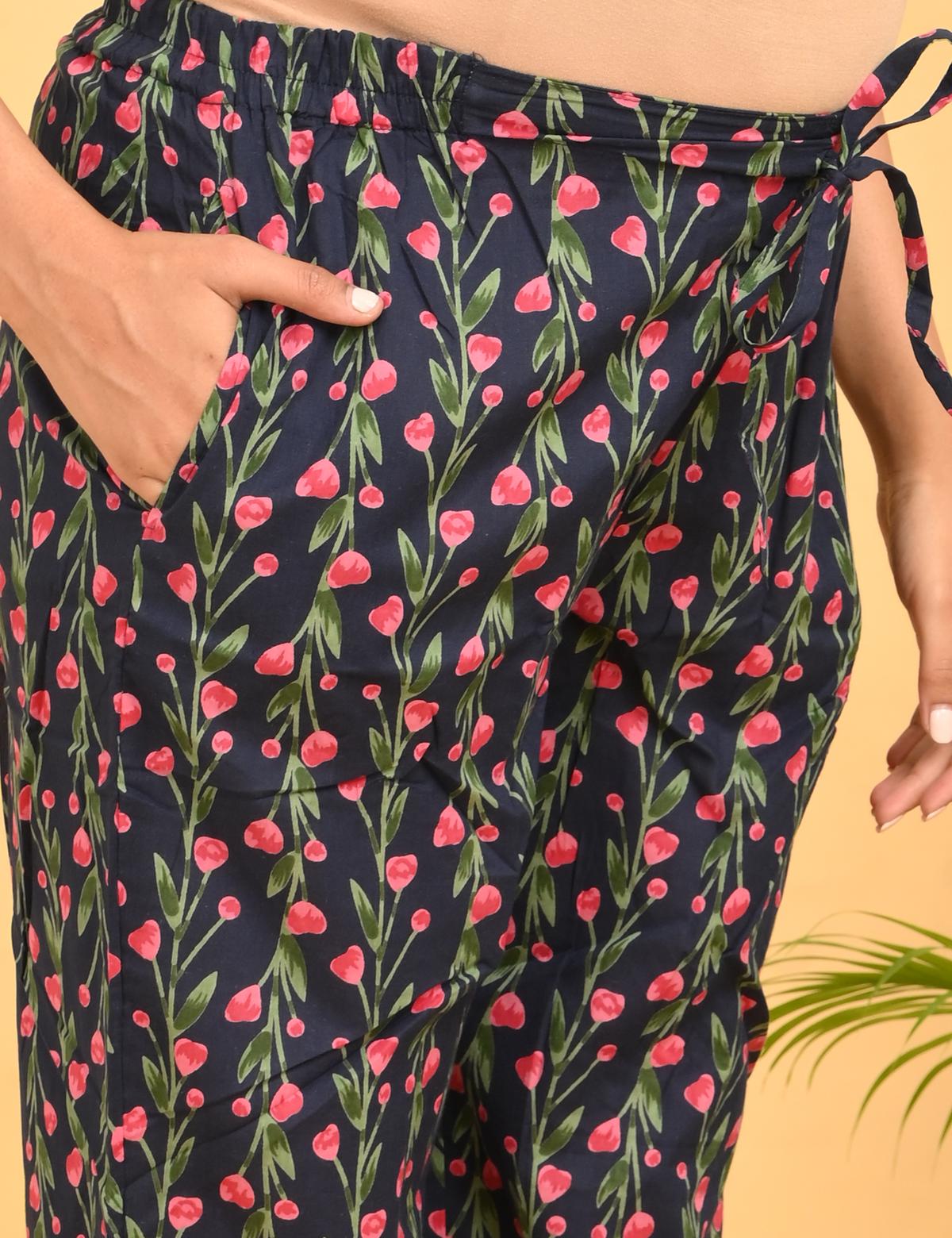 Womens Maternity SKD Set - Navy Blue