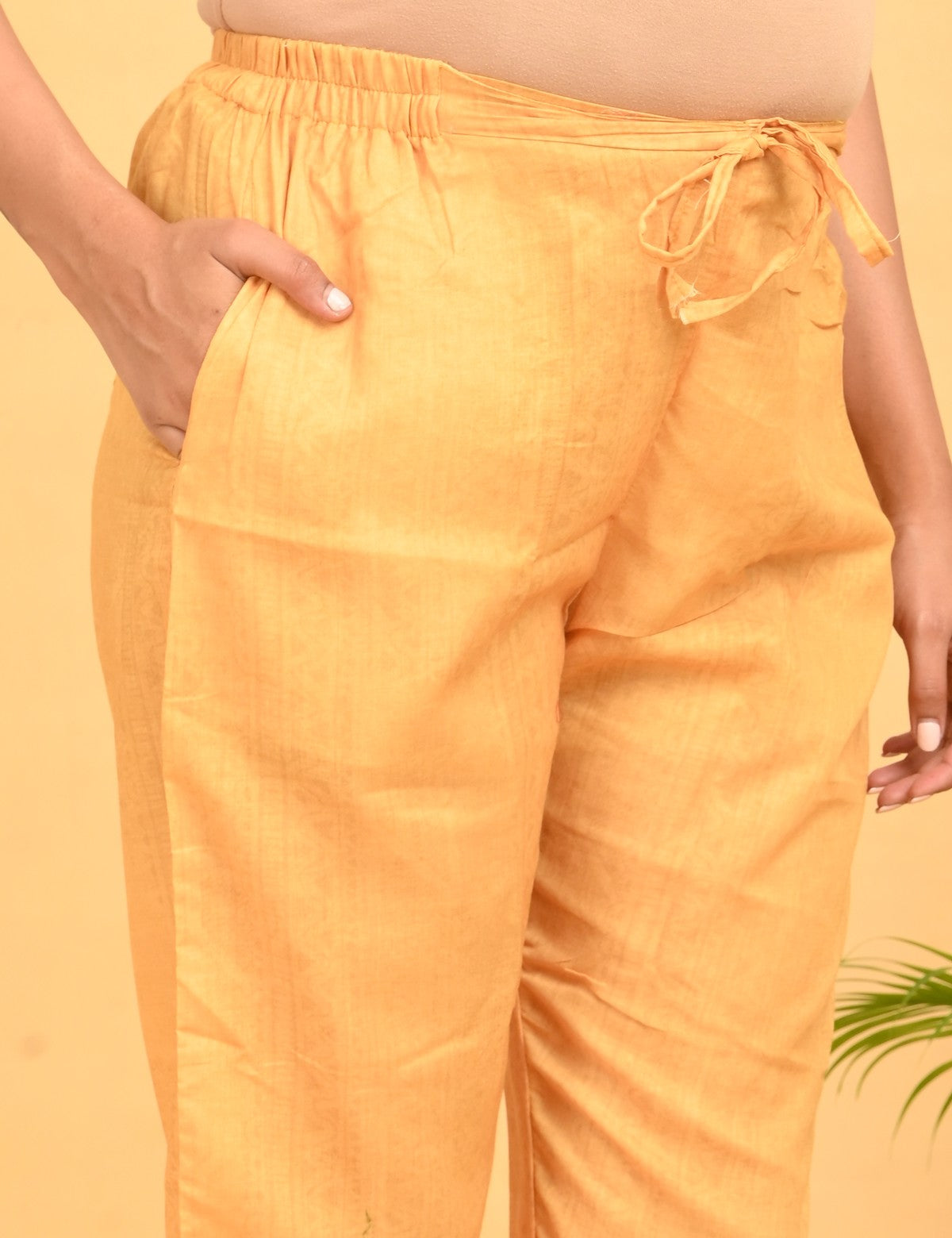 Womens Maternity SKD Set - Mustard