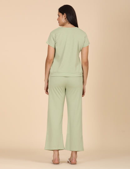 Womens Solid Travel Wear - Green