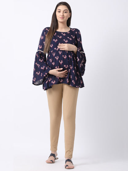 Womens Maternity Jegging - Beige