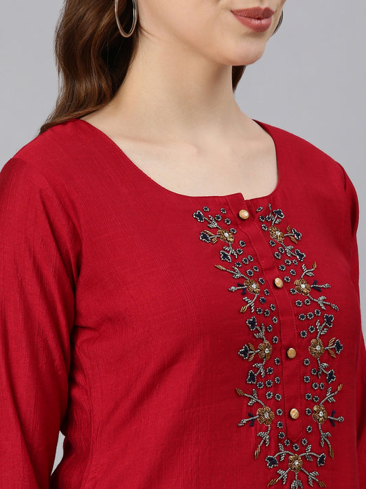 Buy Goldstroms Minelli Women's Rayon Fabric Kurti Online at desertcartKUWAIT