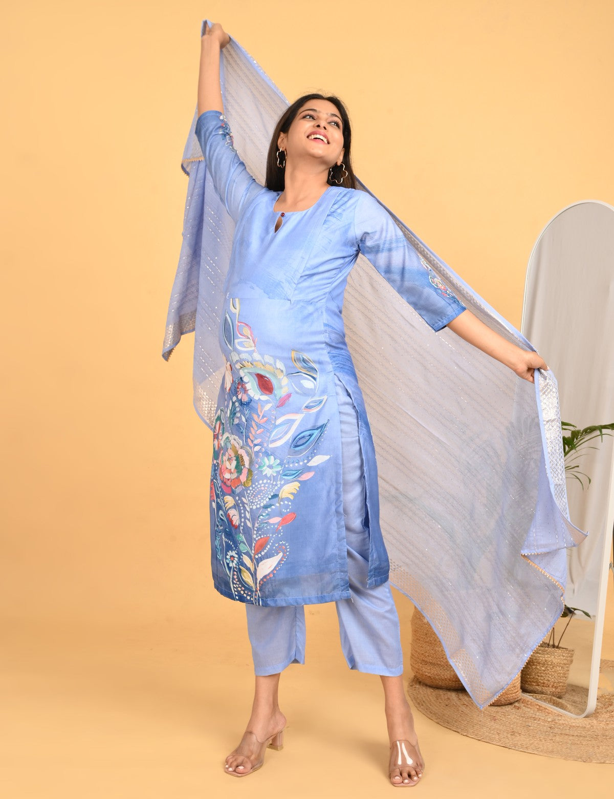 Womens Maternity SKD Set - Lavender